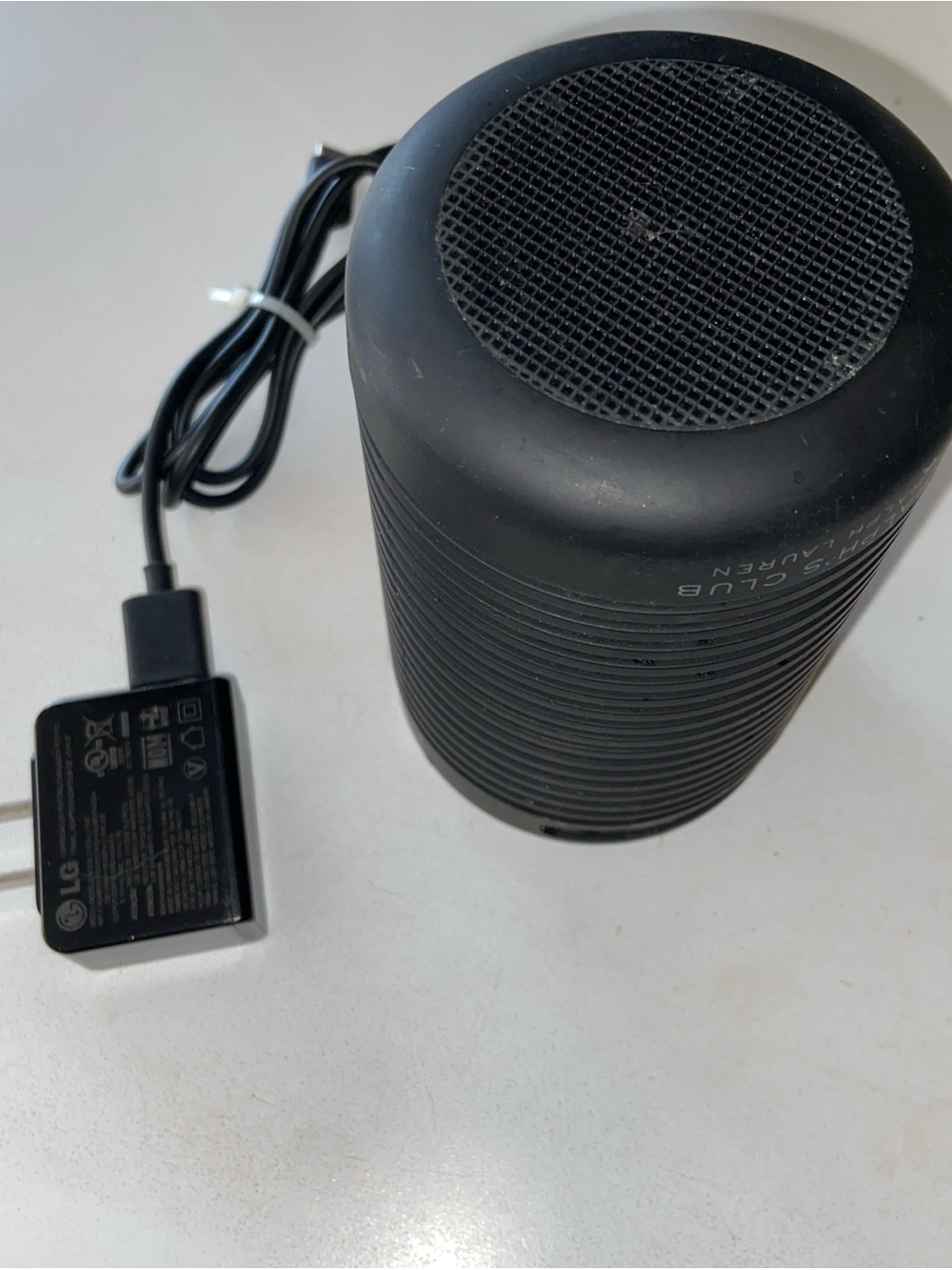 Ralph Lauren Black Portable Bluetooth Speaker